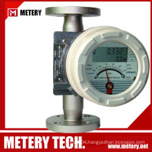 Peak variable area mud flow meter